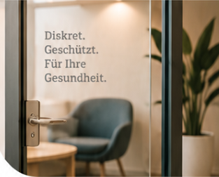 Geschützter Beratungsraum für die Videosprechstunde